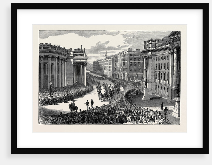 Lord Mayo's Funeral: A Sketch Near the Bank of Ireland by Anonymous