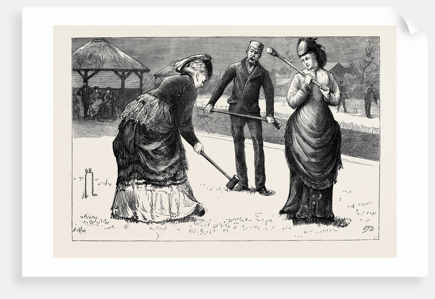 Spring Meeting of the All England Croquet Club at Wimbledon by Anonymous