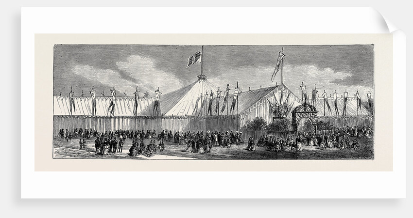The Bazaar Pavilion at Sefton Park by Anonymous