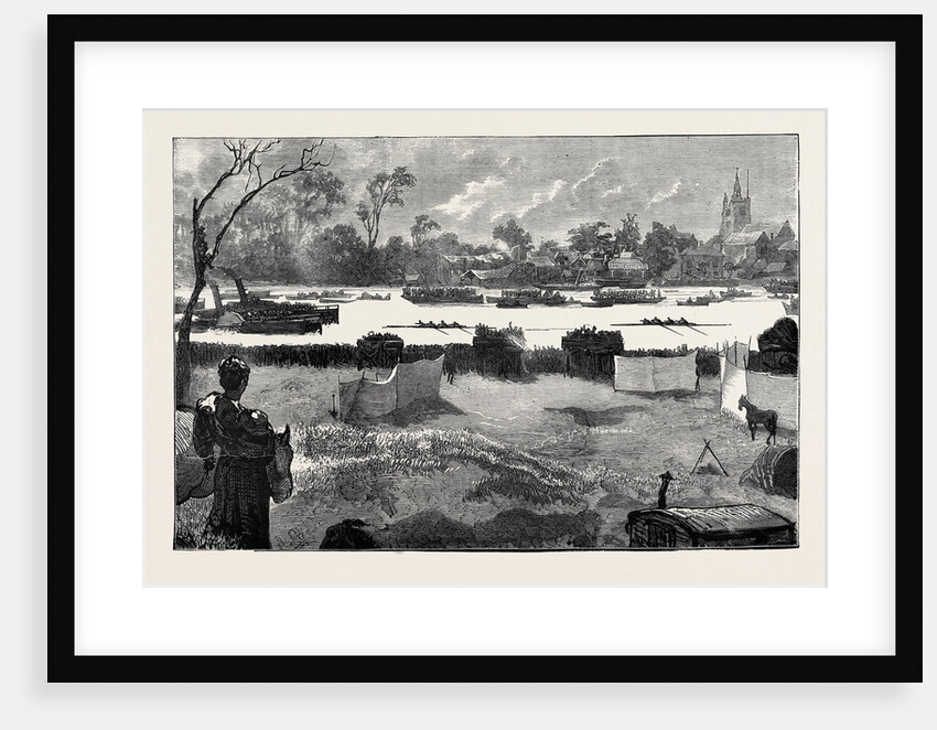 A Sketch of the Boat Race, Passing Chiswick by Anonymous