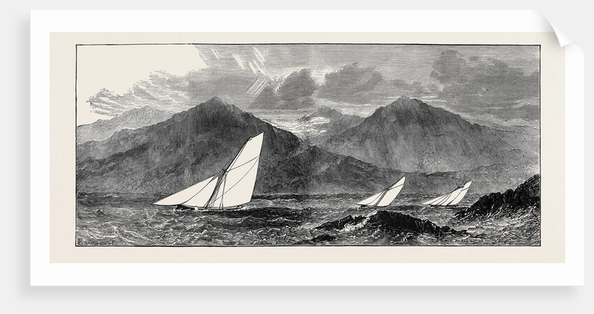 The Clyde Yacht Club: Vessels Weathering the Garroch Head, Bute by Anonymous