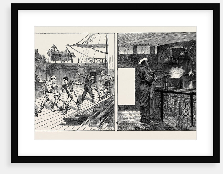 On Board the Indus Emigrant Ship: Live Provisions, the Galley and the Cook by Anonymous