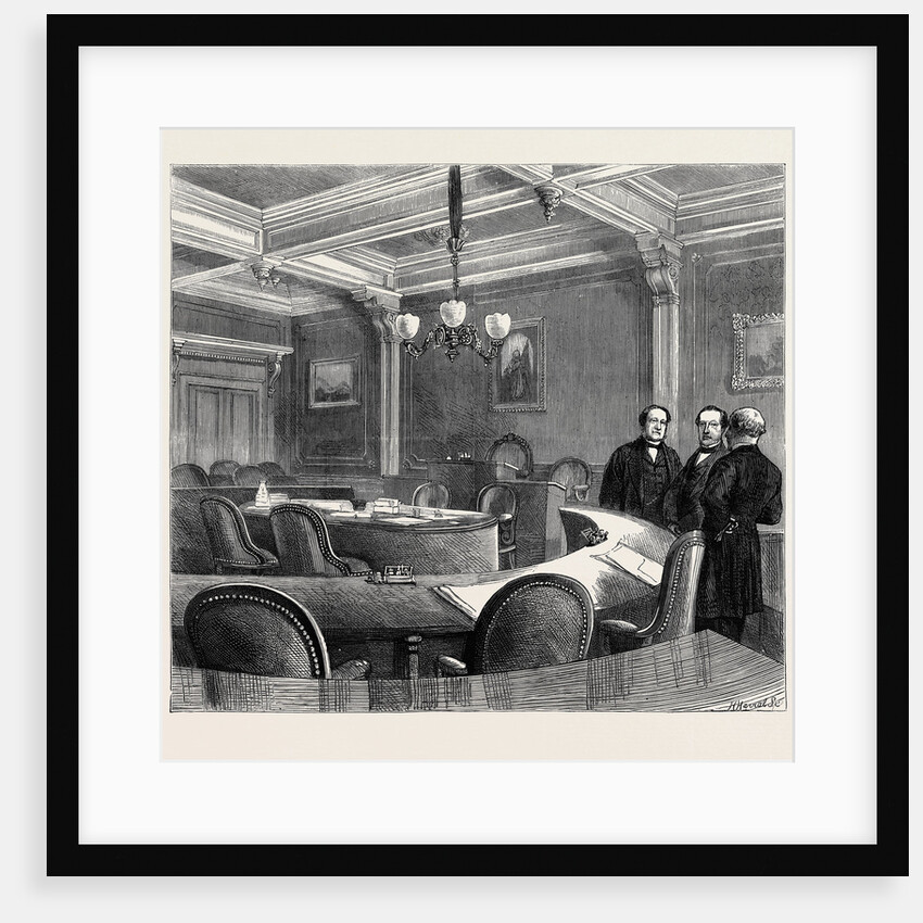 The Geneva Arbitration: The Salle Du Congrès in the Hôtel De Ville, Where the Arbitrators Meet by Anonymous