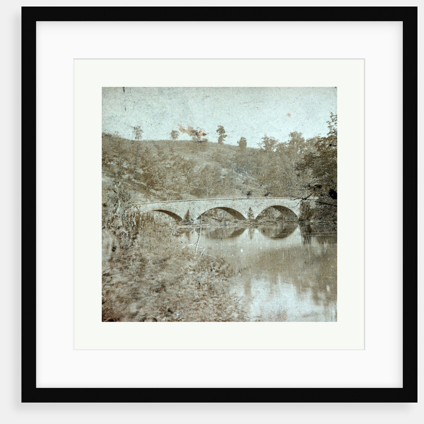 American Civil War: Antietam Bridge, on Sharpsburgh and Boonsboro Turnkpike, a Stone Bridge Over a River by Anonymous