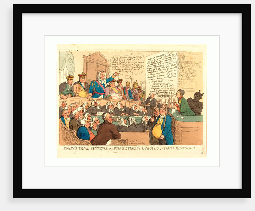 Boney's Trial, Sentence, and Dying Speec by Anonymous