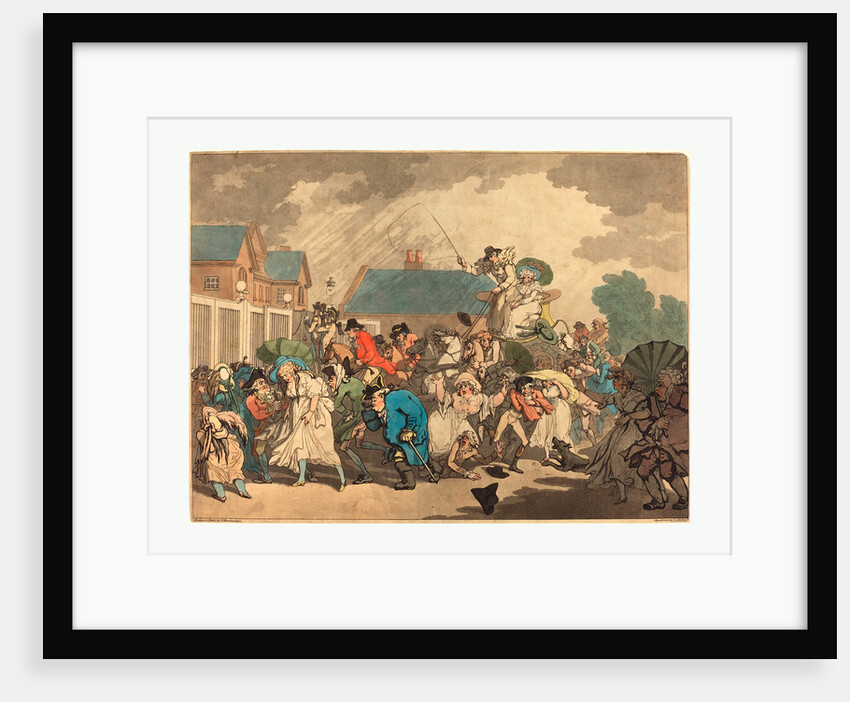 A Squall in Hyde Park, 1791 by Anonymous