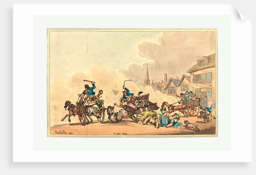 A Cart Race by Anonymous