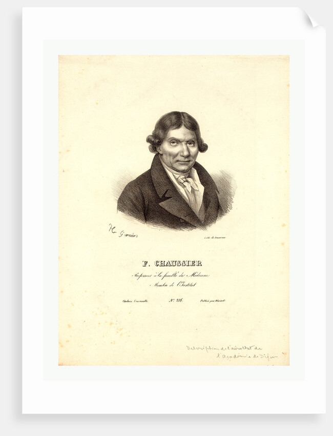 Head-and-Shoulders Profile Portrait of French Balloonist J.A.C. Charles by Anonymous