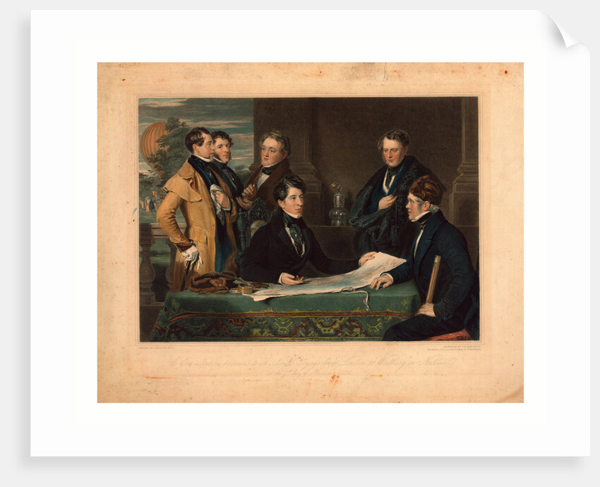 A Consultation Previous to an Aerial Voyage from London to Weilburg in Nassau on the 7th Day of November, 1836 by Anonymous