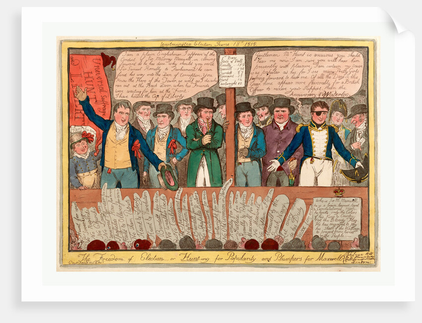 The Freedom of Election or Hunt-Ing for Popularity and Plumpers for Maxwell by Anonymous