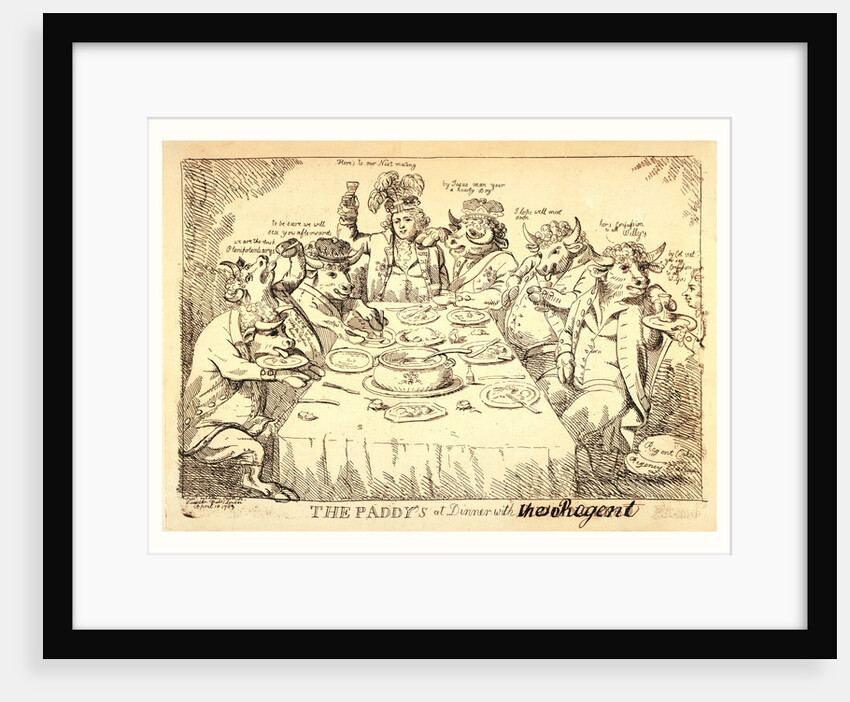 The Paddy's at Dinner with Puddinghead by Anonymous