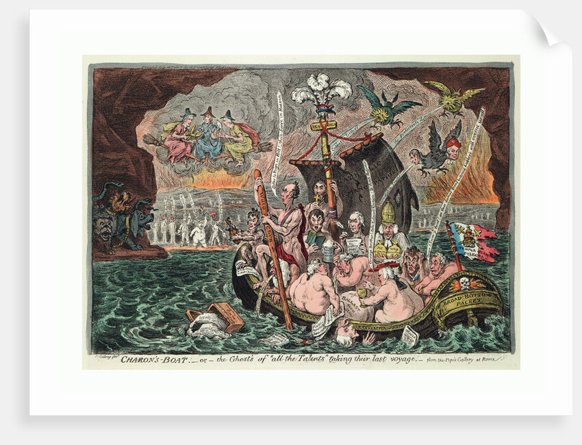 Charon's Boat or the Ghosts of All the Talents Taking Their Last Voyage by Anonymous