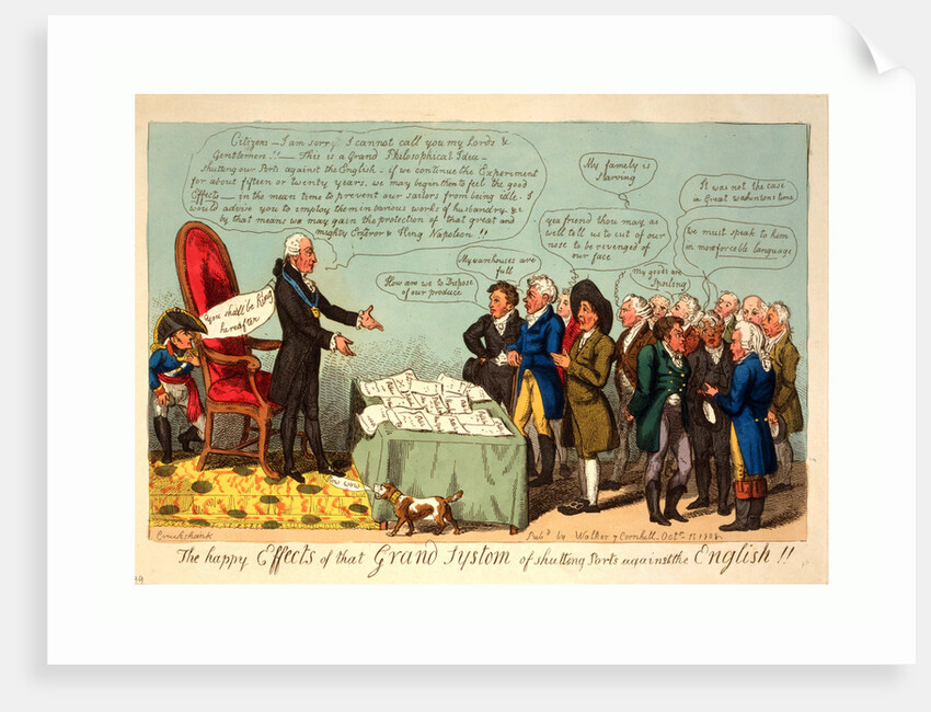 The Happy Effects of that Grand Systom [Sic] of Shutting Ports against the English!! by Anonymous