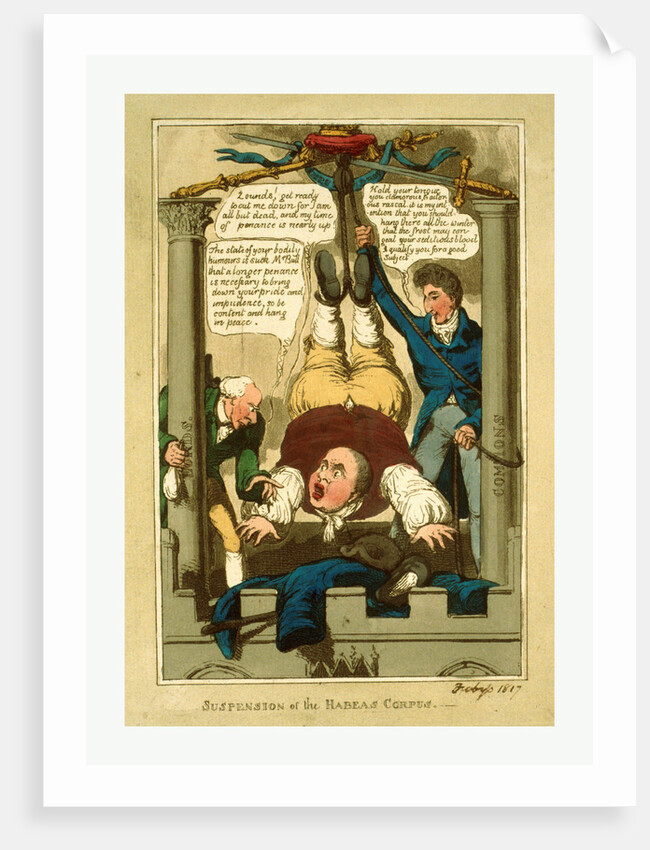 Suspension of the Habeas Corpus by Anonymous