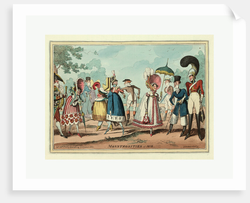 Monstrosities of 1818 by Anonymous