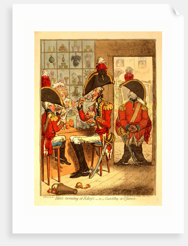 Hero's Recruiting at Kelsey's or Guard Day at St. James's by Anonymous