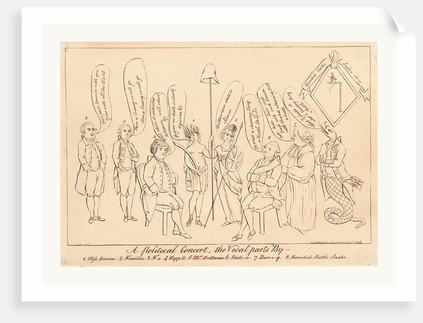 A Political Concert; the Vocal Parts by by Anonymous