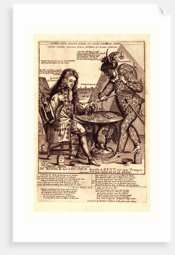 De Ridder Der Louisen Doende De Revu Over Zyne Troupen by Anonymous