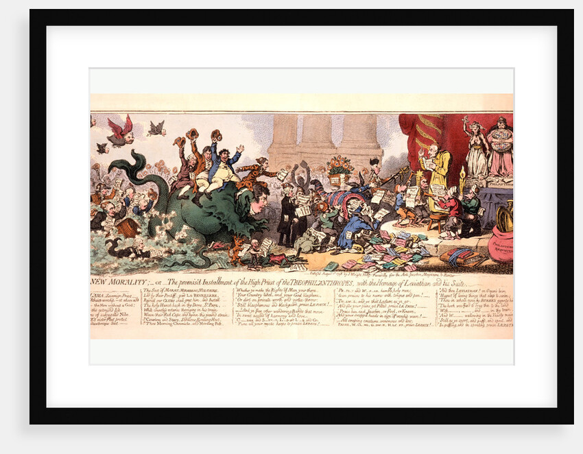 New Morality; or the Promis'D Installment of the High-Priest of the Theophilanthropes by Anonymous