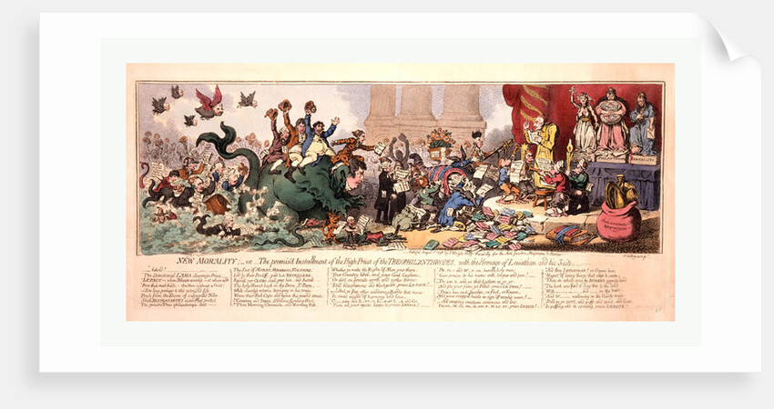 New Morality; or the Promis'D Installment of the High-Priest of the Theophilanthropes by Anonymous