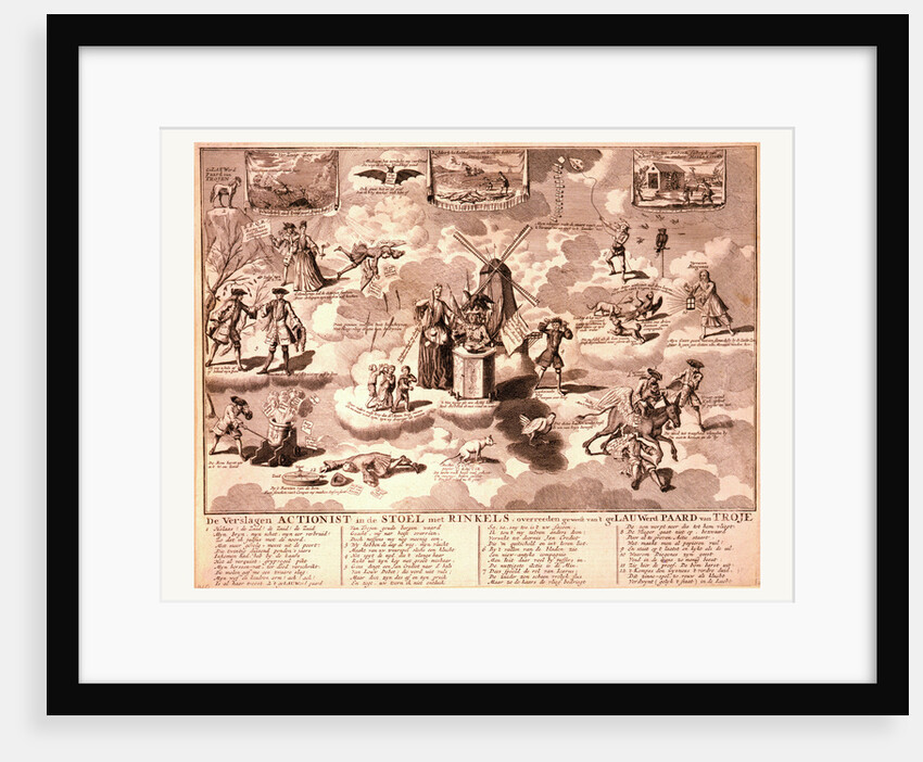 De Verslagen Actionist in De Stoel Met Rinkels by Anonymous