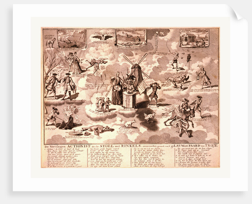 De Verslagen Actionist in De Stoel Met Rinkels by Anonymous