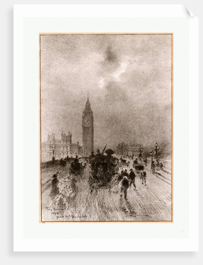 The Victoria Clock Tower London by Anonymous