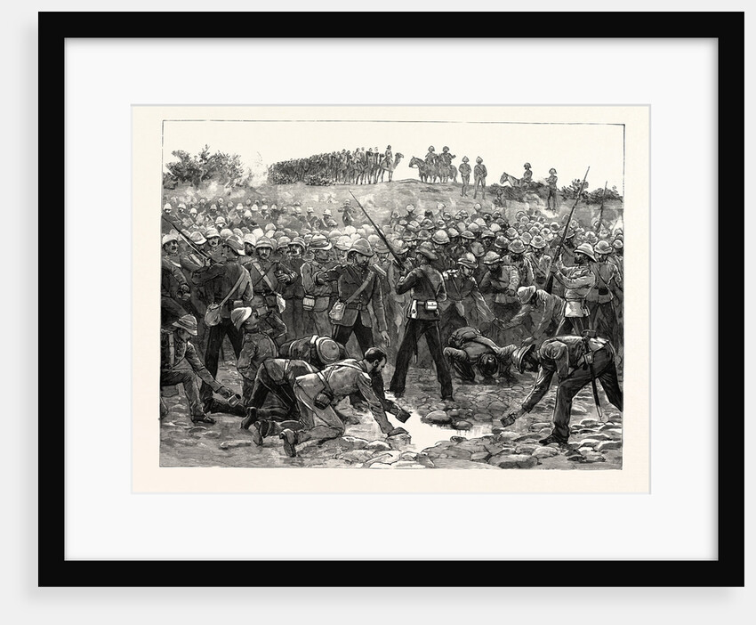 The Rush for Water at the Abu Halfa Wells on the Way to Gubat—an Incident of Sir Herbert Stewart's Second Desert March by Anonymous