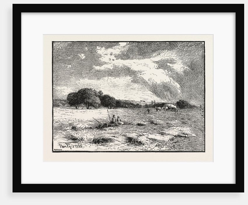 A Hayfield at Marlow by Anonymous