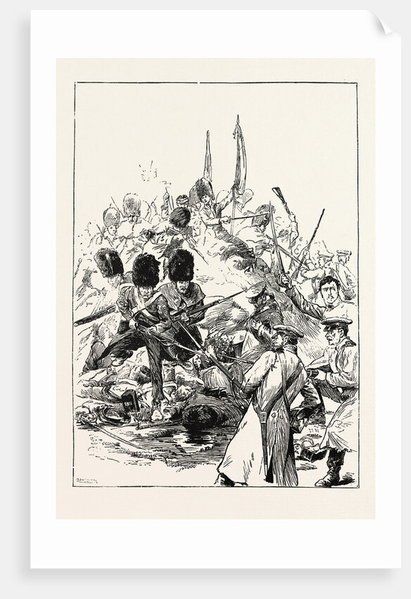 Carry High the Colours, the Guards Defending the Sandbag Battery at Inkerman by Anonymous