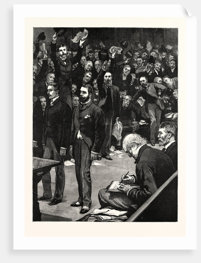 The Defeat of the Gladstone Ministry, Tuesday Morning, June 9, 1885 by Anonymous