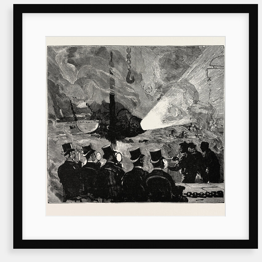 Prince Albert Victor at Sheffield and Cleethorpes: At the Bessemer Steel Works by Anonymous