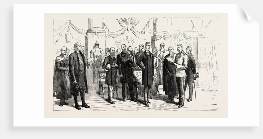 Prince Albert Victor at Sheffield: Reading the Address at the Industrial Exhibition by Anonymous