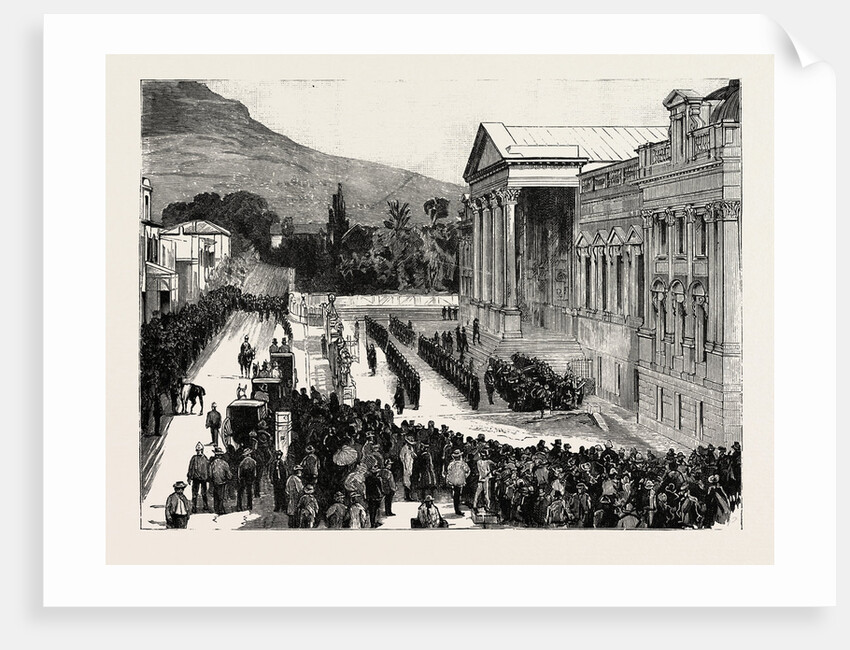 Opening of the New Houses of Parliament, Capetown: The Arrival of Sir Hercules Robinson, Governor of Cape Colony by Anonymous