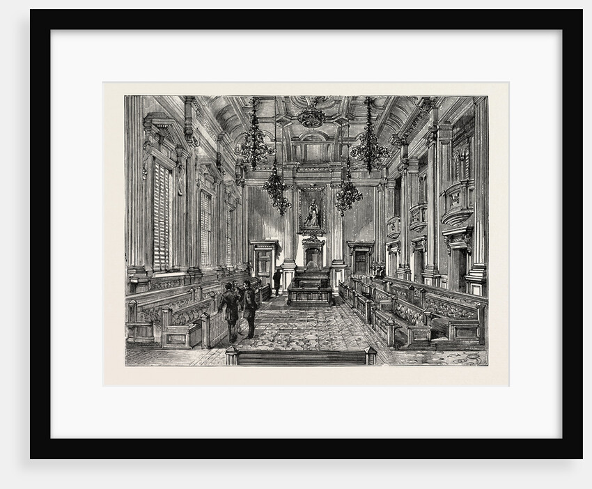 Opening of the New Houses of Parliament, Capetown: The House of Assembly by Anonymous