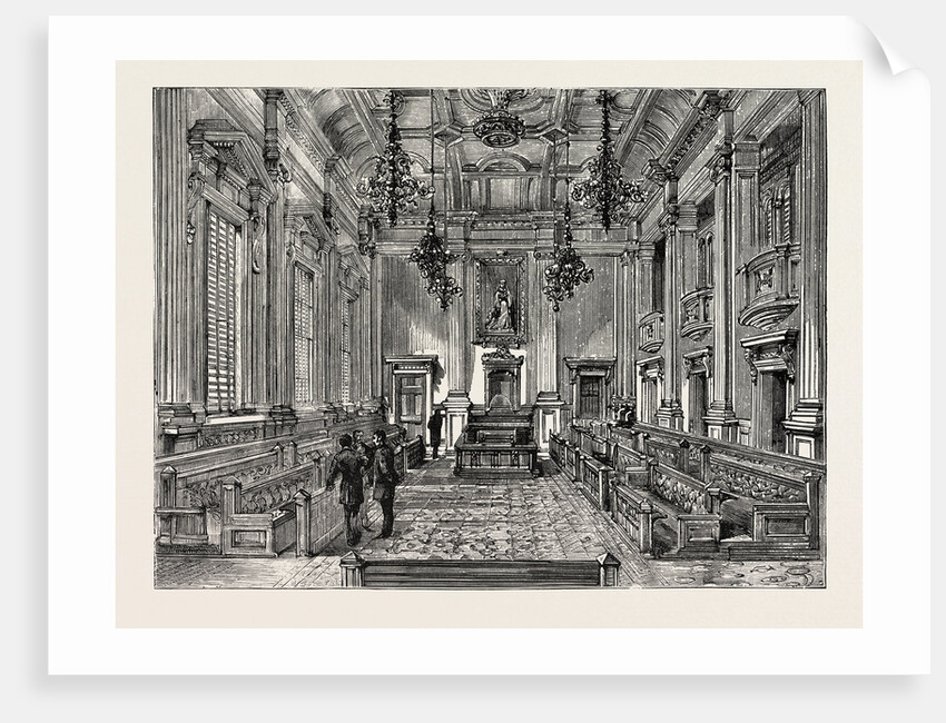 Opening of the New Houses of Parliament, Capetown: The House of Assembly by Anonymous