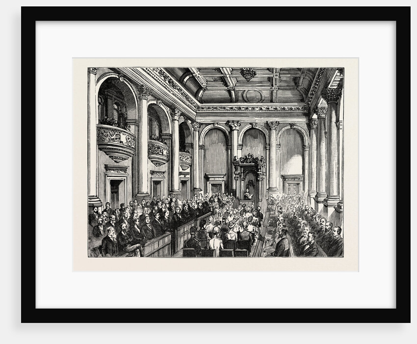 Opening of the New Houses of Parliament, Capetown: Reading the Address in the Throne Room by Anonymous