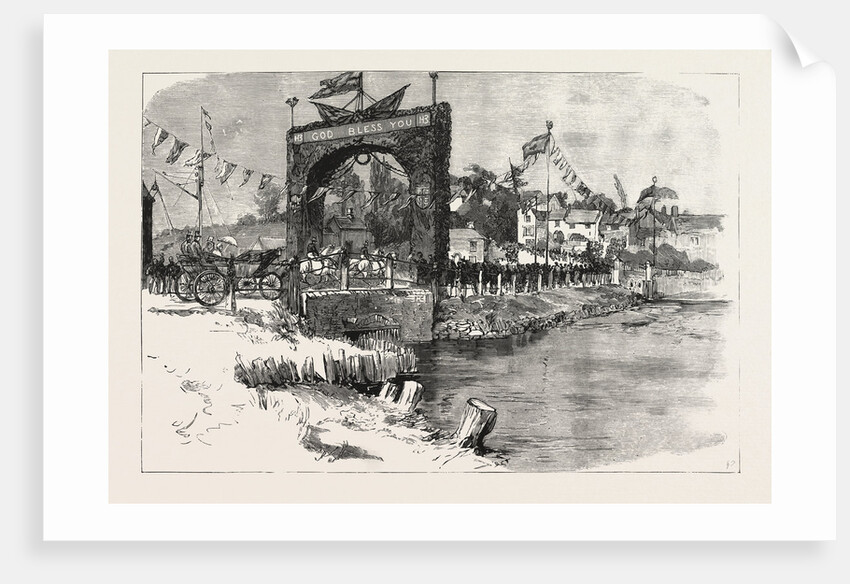The Royal Couple Passing Over Wootton Bridge on Their Way to Quarr Abbey by Anonymous