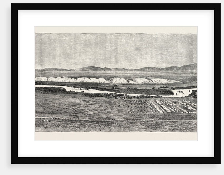 The Camp of the Afghan Boundary Commission Near Tirpul, in the Valley of the Hari-Rud by Anonymous