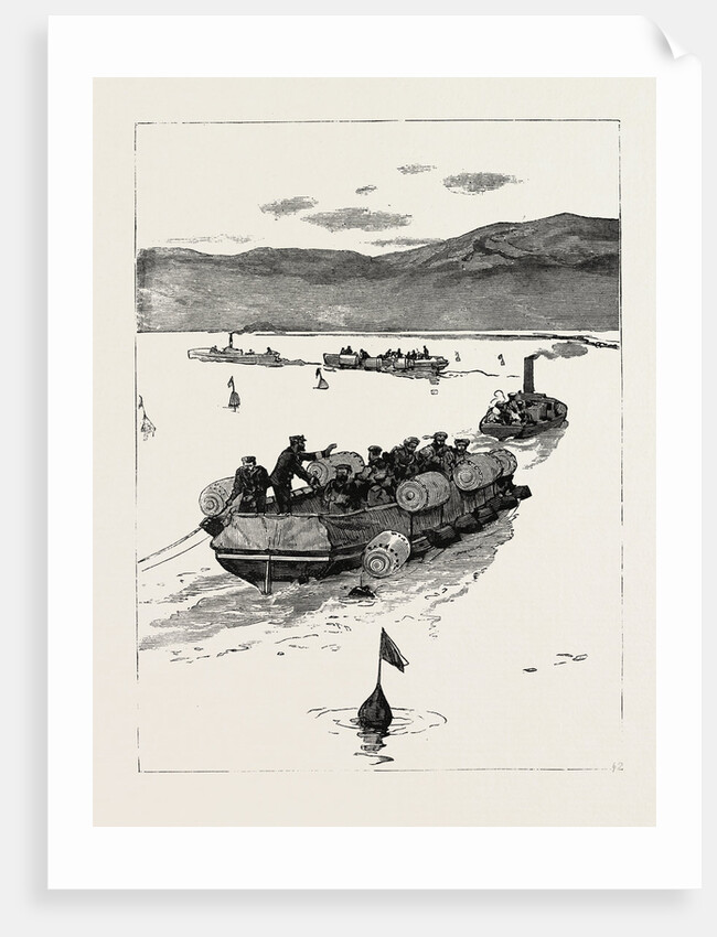 The Particular Service Squadron in Bantry Bay, Ireland: Lieutenants Hall and Thomas, of the Sultan, Sowing a Torpedo Field by Anonymous