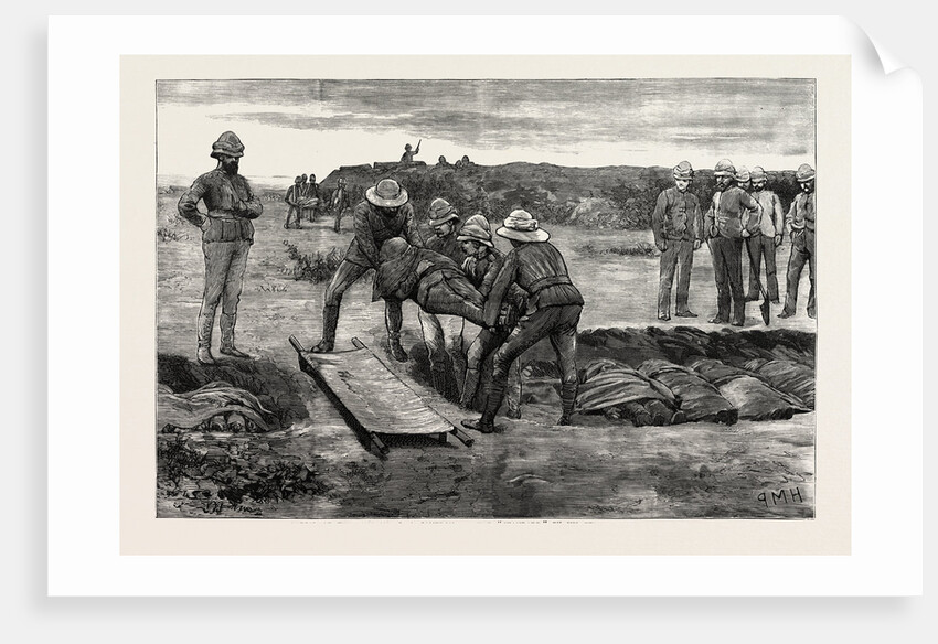 The War in the Soudan: Burial of the Late MK. J.A. Cameron, of the Standard, by His Fellow-Correspondents by Anonymous