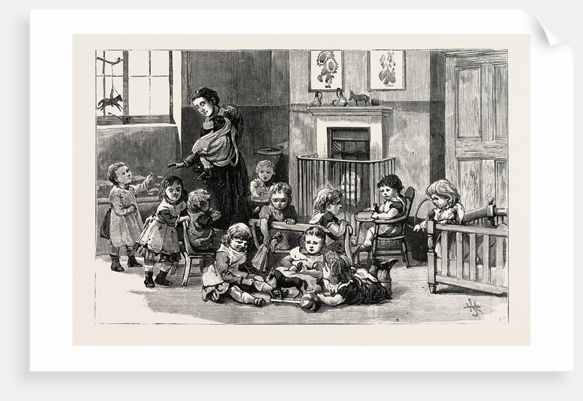 A Nursery, Great Wild Street, London by Anonymous