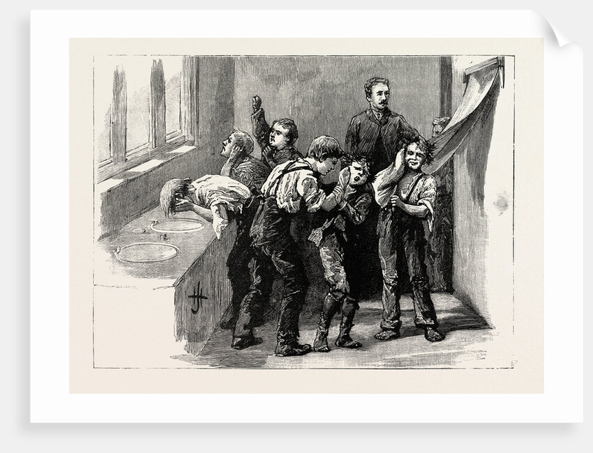 In a Lavatory, 9 A.M., School, London by Anonymous