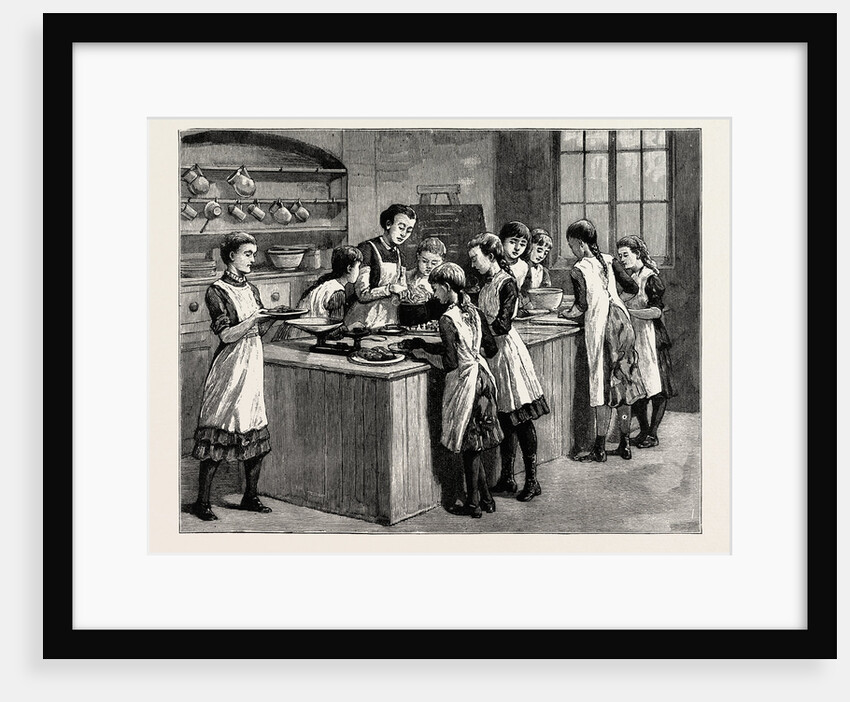 Cookery Class, Marlborough Road, School, London by Anonymous