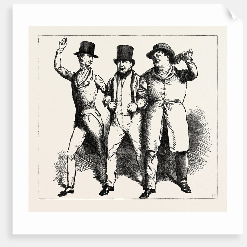 Parliamentary Elections and Electioneering in the Old Days: J. Doyle: Three Great Pillars of Government, or a Walk from White Conduit House to St. Stephen's, July 23, 1831 by Anonymous