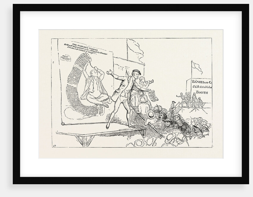 Parliamentary Elections and Electioneering in the Old Days: J. Doyle: The Rival Mountebanks, or the Dorsetshire Juggler, May 25, 1831 by Anonymous