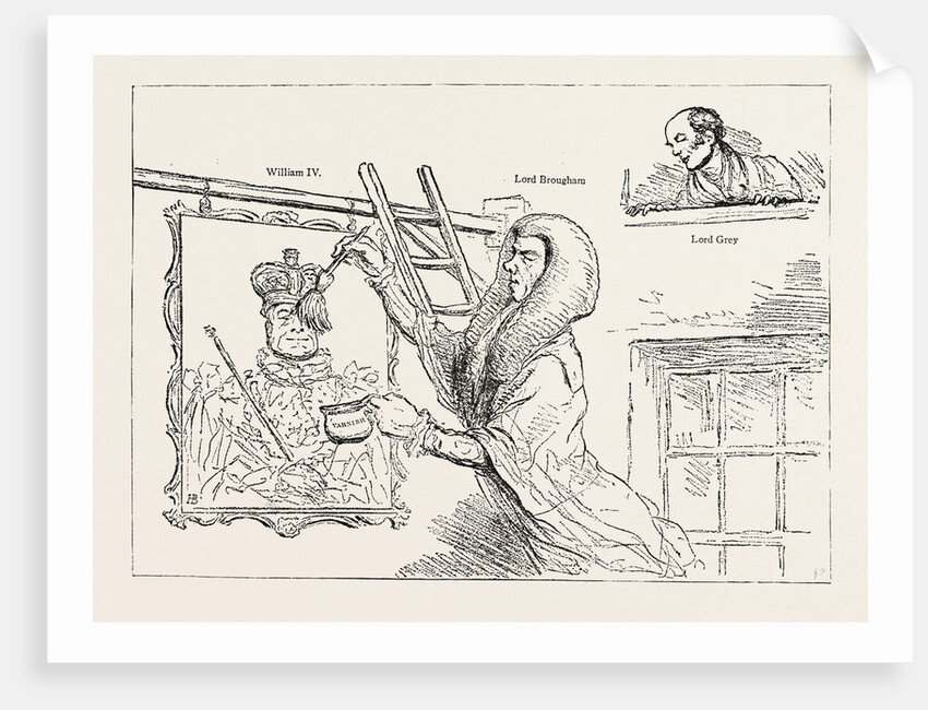Parliamentary Elections and Electioneering in the Old Days: J. Doyle: Varnishing, a Sign (of the Times), June 24, 1831 by Anonymous