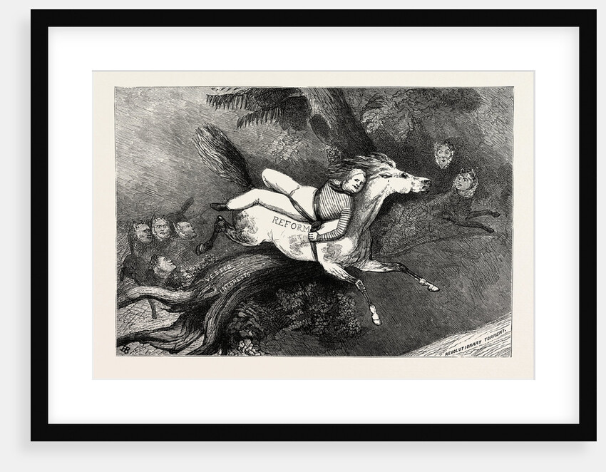 Parliamentary Elections and Electioneering in the Old Days: J. Doyle: Mazeppa: Again He Urges on His Wild Career, August 7, 1832 by Anonymous