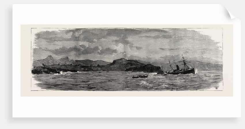 The Wreck of the Hanoverian at Portugal Cove, Trepassey Bay, Newfoundland: Portugal Cove and the Wrecked Vessel by Anonymous