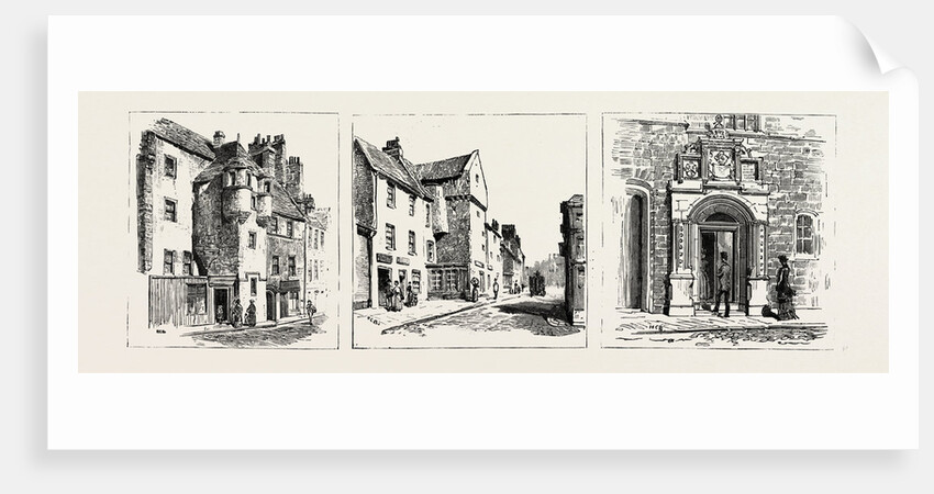 Aberdeen: The House of Jamesone, the Scotch Vandyck, Mar's Castle, Gallowgate, Old Gateway of Trinity Friars by Anonymous